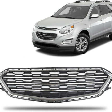 Findmall Chrome Front Lower Bumper Grille Replacement for Equinox 2016-2017