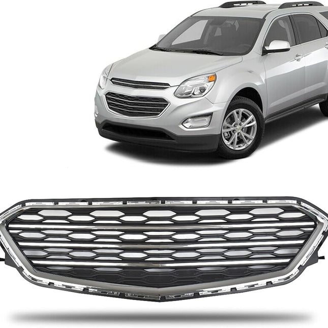 Findmall Chrome Front Lower Bumper Grille Replacement for Equinox 2016-2017