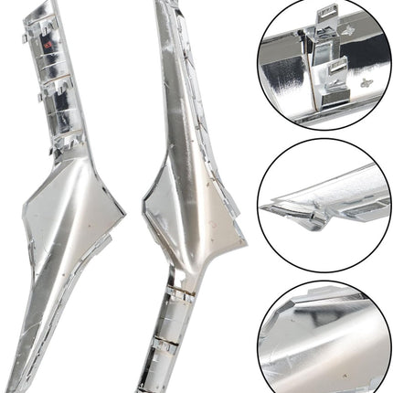Findmall 2-Piece Chrome Front Upper Grille Molding Trim Set Left and Right Replacement for Blazer 2019-2021