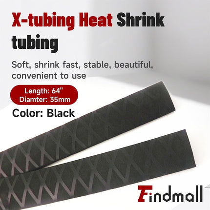 Findmall Heat Shrink Wrap Tubing 39"&64" Lengths for Rod Grips