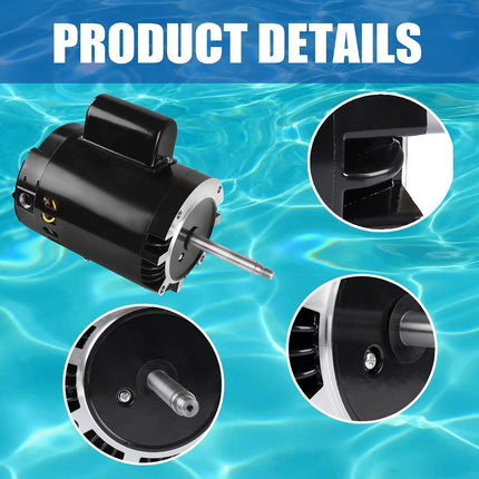 Findmall B668 Swimming Pool Pump Motor, 3/4HP Pool Pump Motor