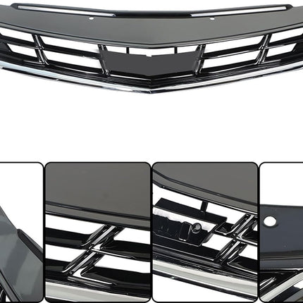 Findmall 2-Piece Front Upper and Lower Bumper Grille Kit Replacement for Cruze RS 2016-2019 GM1036184