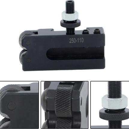 Findmall AXA 250-111 Wedge Type Tool Post, Tool Holder Set 11PC, Lathe 6-12
