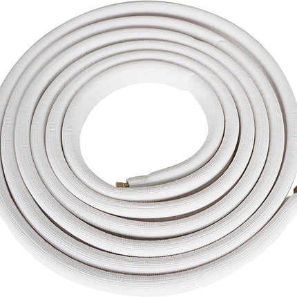 Findmall 50FT Air Conditioning Tubing Hose Extension 1/4 and 3/8 Inch Insulated Copper Hoses Fit for Mini Split Air Conditioner