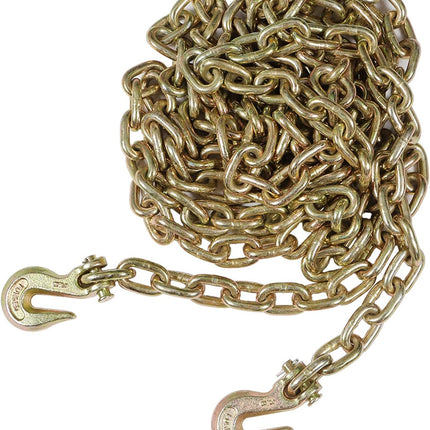 Findmall 3/8In x 20 Ft Grade 70 Truck Tow Chain Tie Down Chain Flatbed Truck Trailer