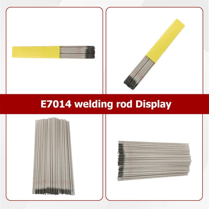 Findmall E7014 Welding Rods Carbon Steel Stick Electrodes 3/32" 1/8" 5/32" Arc Welding Rods for AC/DC Welding