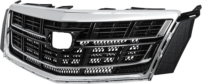 Findmall Black and Silver Front Upper Bumper Grille Replacement for XTS 2016-2017 23473084 GM1200670