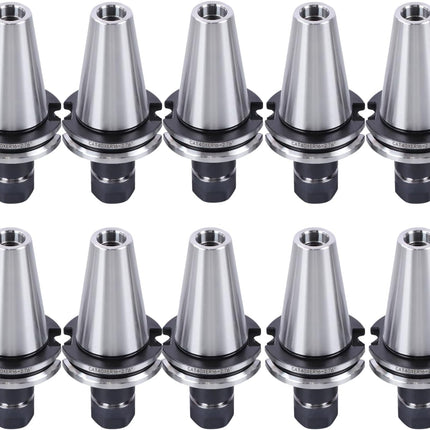 Findmall 10 Pcs CAT40-ER16 Collet Chuck, G2.5 20000RPM Tool Holder, 2.75" Length, High Accuracy, Fit for Drilling and Milling Machine