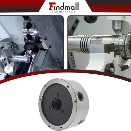 Findmall 6 Inch Lathe Chuck K11-160 3-Jaw Self-Centering 160mm CNC Lathe Chuck
