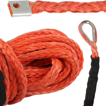 Findmall Synthetic Winch Rope Cable, 5/16IN x 50FT Winch Rope Line Cable, 12000lbs Winch Line for ATV UTV SUV