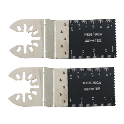 Findmall 23PCS Titanium Coated Saw Blade Combination Oscillating Multitool Blades for Wood/Metal Compatibility with Most of Oscillating Multi-Tools