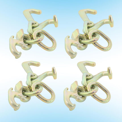 Findmall 4-Pcs Trailers Pull RTJ G70 Towing Hooks Replacement for J Hook T Hook R Hook Heavy Duty Wrecker Towing Truck Hauler