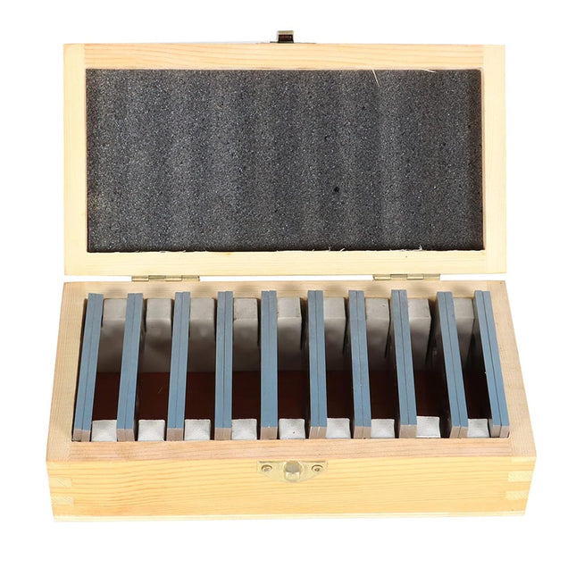 Findmall 10 Pair 1/8" x 3" Precision Parallel Block Set, ±0.0002" Hardened Alloy Steel Gage Gauge Tool Set with Storage Box