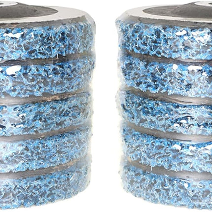 10 Pack 4-1/2 x 7/8 Quick Change Easy Strip & Clean Discs Fit for Paint Rust
