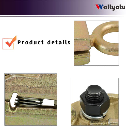 Findmall Auto Body Repair Pull Clamp Frame Back Self Tightening Repair Tool Kit 5 Ton 2 Way