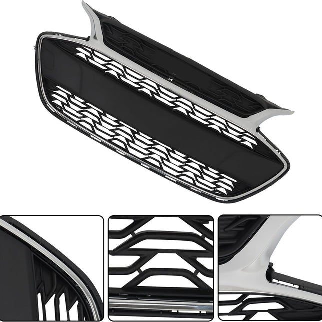 Findmall Black Front Upper Bumper Grille Assembly Replacement for Spark 2019-2022 42687998