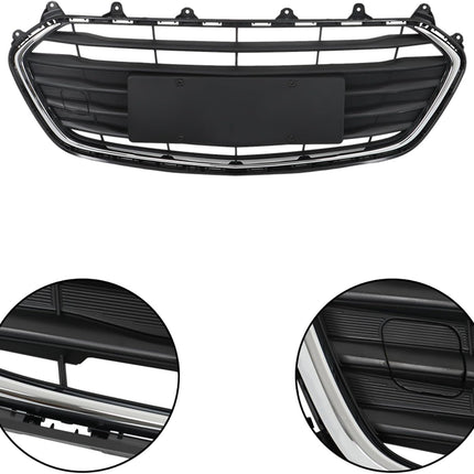 Findmall Black Front Upper and Lower Bumper Grille Set Replacement for Trax 2017-2021 94532311