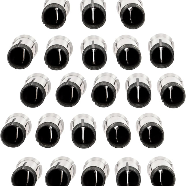 Findmall 23 PC Metric 5C Collet Set 3mm - 25mm x 1mm 0.0005 Accuracy | Fit for Milling and Machines