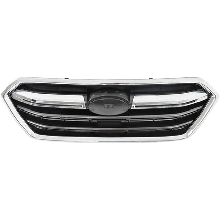 Findmall Front Grille for 2018-2019 Subaru Outback, Gray with Chrome Trim