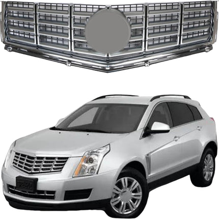 Findmall Chrome Front Upper Bumper Grille Replacement for SRX 2013-2016