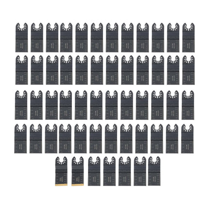Findmall 55 PCS 1-3/8 Inch Multi-Material Oscillating Tool Blade - Universal Fit Quick-Change for Wood, Metal, Plastic - Premium Cutting, Sanding, Scraping Blade