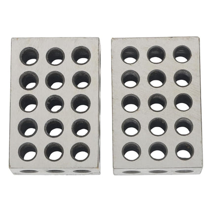 Findmall 10 Pair 1/8" x 5" Precision Steel Parallel Set with 1-2-3 Blocks, Hardened Tool Steel Machinist Gauge Set, 0.0003" Parallelism for Milling & Inspection