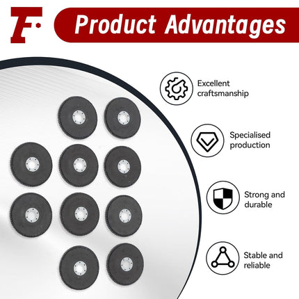 Findmall 4.5 Inch T29 Flap Discs, Aluminum Oxide Sanding Grinding Wheels for Angle Grinder