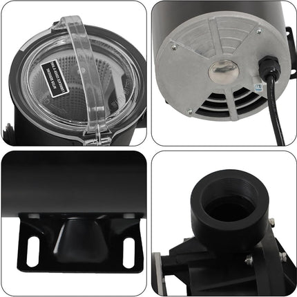 Findmall 1.5HP Pool Pump for Above Ground Pools, 1.5HP Swimming Pool Pump Motor Replacement for Hayward W3SP1580X15 Pump, 115V, 3450 RPM