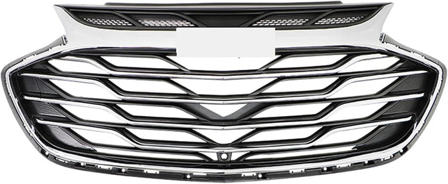 Findmall Black Front Upper Grille with Chrome Trim Replacement for Cruze 2019-2020 42679306