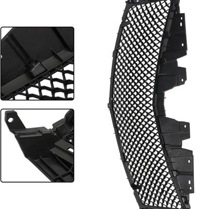 Findmall Black Mesh Front Upper and Lower Grille Set Replacement for XTS 2013-2017