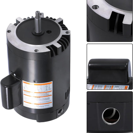 Findmall 3/4HP B127 Swimming Pool Motor, 3540RPM Speed Swimming Pool Pump, S56J Frame, 115V/230V