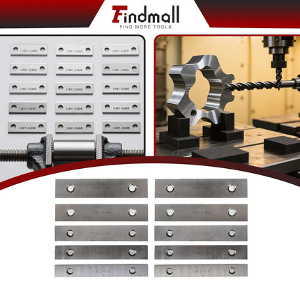 Findmall 9 Pair 1/4 x 6 Accuracy Parallel Block Set .0002 Hardened Gage Gauge Tool Set