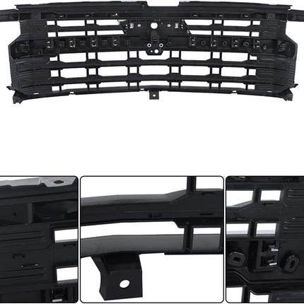Findmall Chrome Front Upper Bumper Grille Replacement for Silverado 1500 LTZ 2022-2024