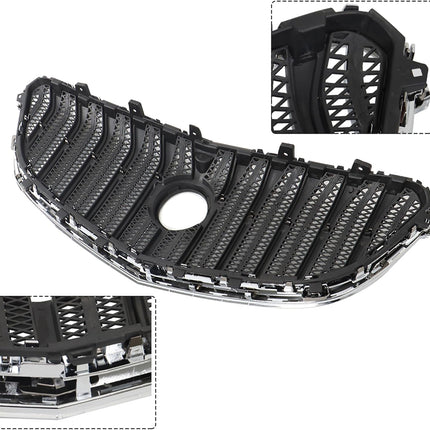 Findmall Chrome Front Bumper Grille Replacement for Enclave 2013-2017