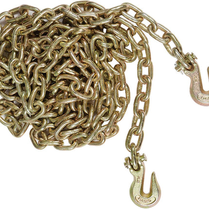 Findmall 3/8In x 20 Ft Grade 70 Truck Tow Chain Tie Down Chain Flatbed Truck Trailer