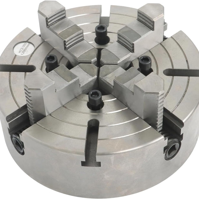 Findmall K72-300 12 Inch 4-Jaw Lathe Chuck Self-Centering Independent Chuck | 300mm Clamping for Mini Lathe, CNC Router, Milling, Turning