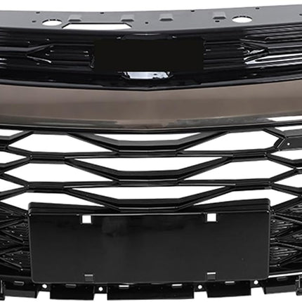 Findmall Black and Silver Front Upper Bumper Grille Replacement for Trailblazer RS 2021-2023