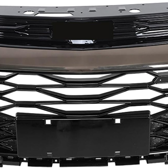 Findmall Black and Silver Front Upper Bumper Grille Replacement for Trailblazer RS 2021-2023