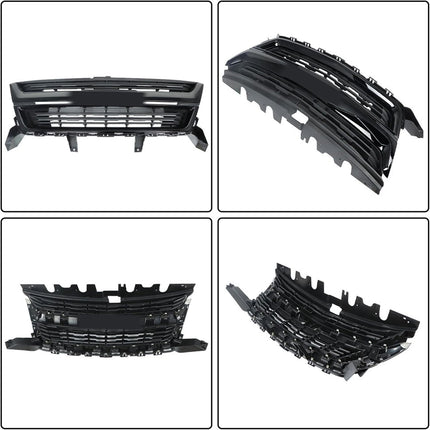 Findmall Glossy Black Front Bumper Grille Replacement for Colorado 2015-2020