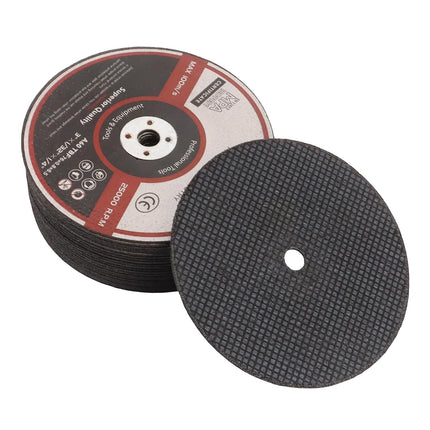 Findmall 25 Pack 3" x 1/32" x 1/4" Cut Off Wheel – Cuts Metal, Steel, Stainless Steel Aluminum Oxide, 1/32" Thin Disc for Angle Grinder, 1/4" Arbor
