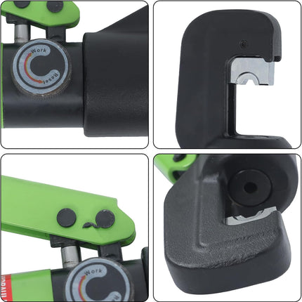 Findmall YQK-70 Wire Crimper with 9 Pairs of Dies Hydraulic Crimping Tool Fit for Welding Cables, Electrical Cables and Power Wires