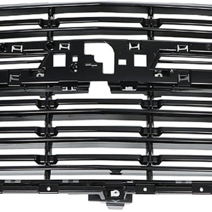Findmall Front Upper Grille with Glossy Black Trim Replacement for Tahoe and Suburban 2021-2022