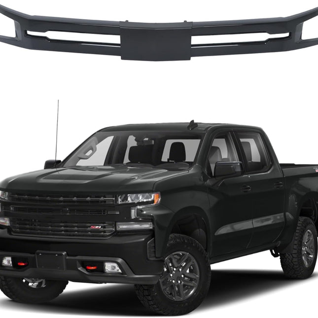 Findmall Front Bumper Grille Molding Trim Replacement for Silverado
