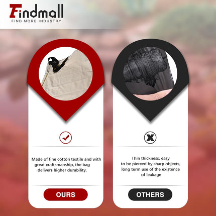 Findmall 127-7040 Leaf Blower Debris Collection Bag Replacement for Toro 137-2336 108-8994 Leaf Blower Model 51436 51563 51581 51594 51599 51609 51619 51621