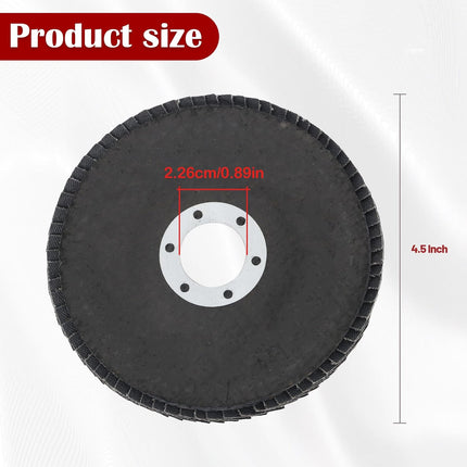 Findmall 4.5 Inch T29 Flap Discs, Aluminum Oxide Sanding Grinding Wheels for Angle Grinder