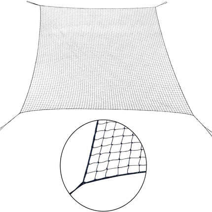 Findmall Baseball & Softball Backstop Net, Twisted Knotted Polyethylene Sports Barrier Netting with Hooks