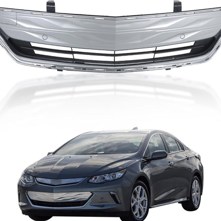 Findmall Chrome Front Lower Bumper Grille Replacement for Volt 2016-2019