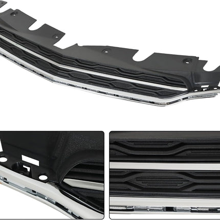 Findmall 2-Piece Front Upper and Lower Bumper Grille Kit Replacement for Equinox 2016-2017