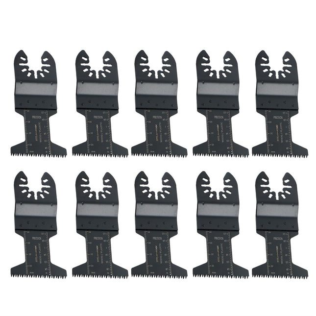Findmall 20Pcs Oscillating Saw Blade Long Sawtooth Curved Tooth Oscillating Saw Blades Set Fit for Cutting Wood, Plastic, and Metal