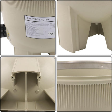 Findmall 178578 Pool Filter Almond Tank Bottom